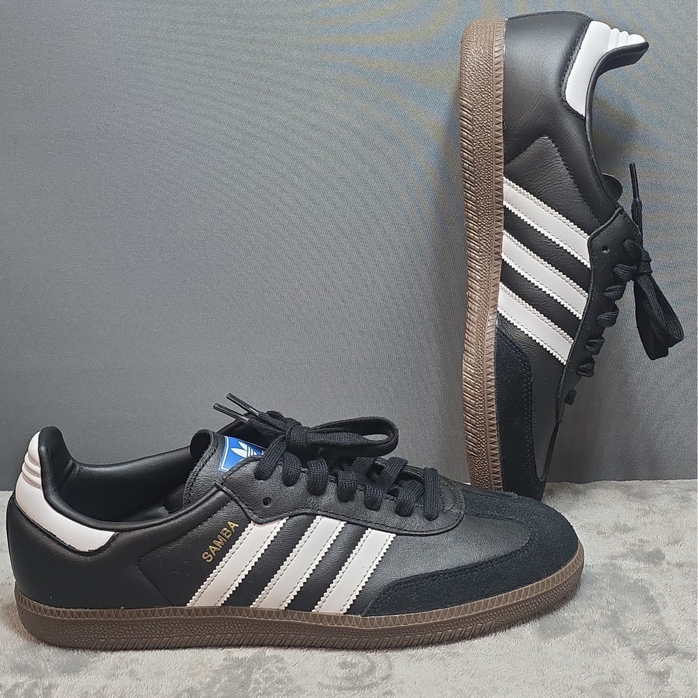 Size 9.5 - adidas Samba OG Black Gum